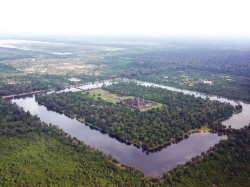 Aerail View of Angkor Wat