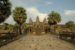 Angkor Wat Towers Seen From the West Main Approach