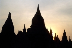 Night Shot of Bagan Temples