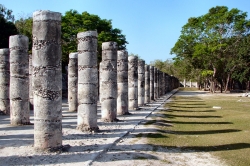 Columns in the Temple of a Thousand Warriors