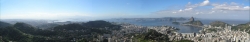 Much Wider Panorama View of Rio and Corcovado