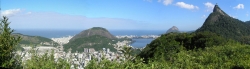 Wider Panorama View of Rio and Corcovado