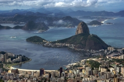 View of Sugarloaf Mountain From Christ The Redeemer