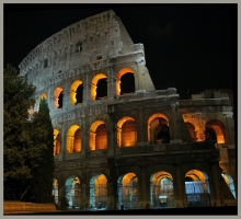 Square View of the Colosseum