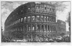 Colliseum in a 1757 Engraving by Giovanni Battista Piranesi