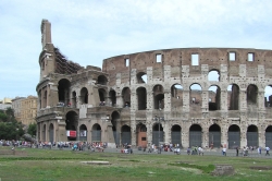 Exterior of the Colosseum