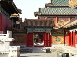One of the courtyard in the Forbidden City