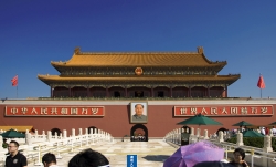 Mao entrance with Tiananmen Square behind