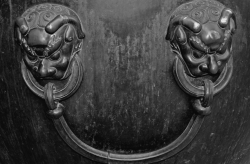 Two Mythical Monsters at the Forbidden City