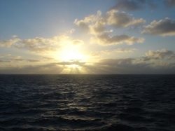 Sunset at Great Barrier Reef
