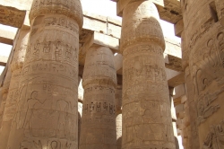 Columns at Karnak Temple