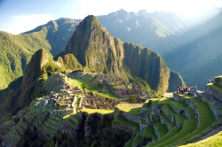 Direct View at Machu Picchu