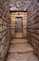 Up Close Shot of the Masonry at Machu Picchu