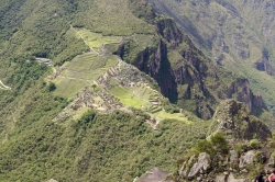 Sky View of Machu Picchu From Huayna Picchu