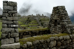 View of the Residental Section of Machu Picchu