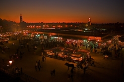 Marrakech Square at Night