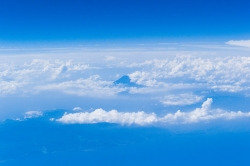 Mount Fuji From an ISO 640 in the Sky