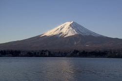 Sunrise Shot of Mt Fuji From Lake Kawaguchi