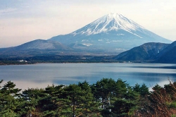 Mt Fuji Viewed From the Fuji Five Lakes Area of Yamanashi Prefecture