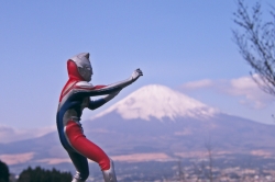 Ultraman and Mt Fuji = Japan