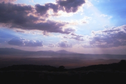 Purple Sky at the Ngorongoro Crater