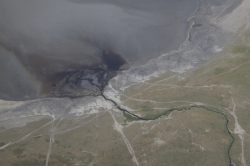 Aerial Shot of Lake Magadi in Ngorongoro Crater