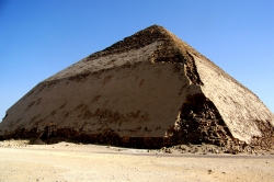 Bent Pyramid Second Attempt by Snefru, built in 2600 B.C. 344 feet
