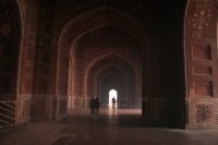 Inside the Taj Mahal Mosque