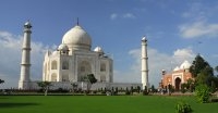 Taj Mahal From Left Angel