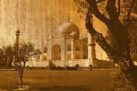 Taj Mahal Remade With Orange