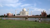 View of Taj From the River Yamuna