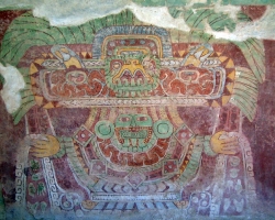 Mural of the Great Goddess of Teotihuacan