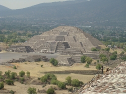 View of the Pyramid of the Moon