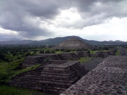 Pyramid of the Sun Take From Pyramid of the Moon
